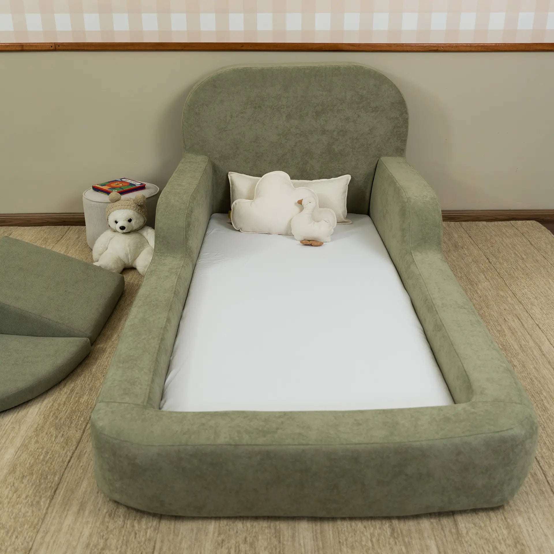 Cama Montessoriana Solteiro - Verde