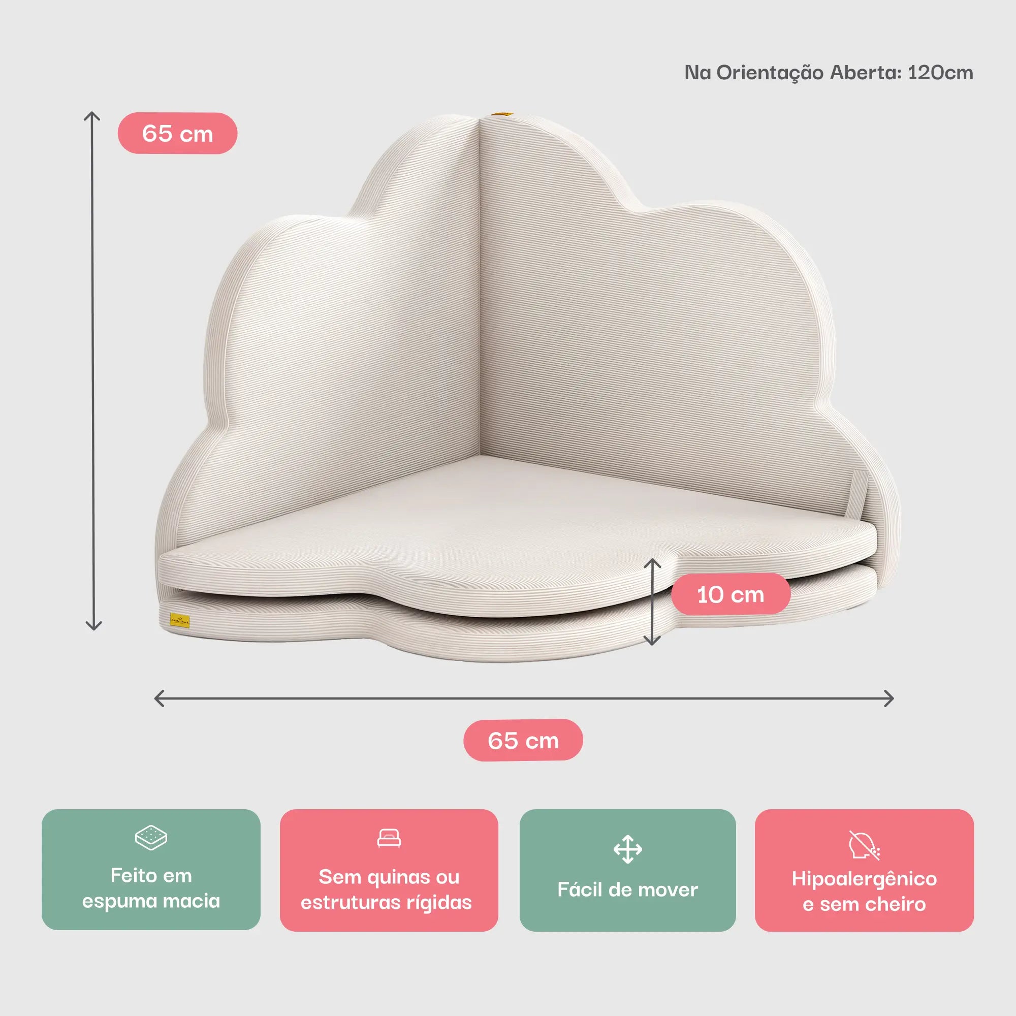 FlowerPad Tatame - Linho | Little Duck