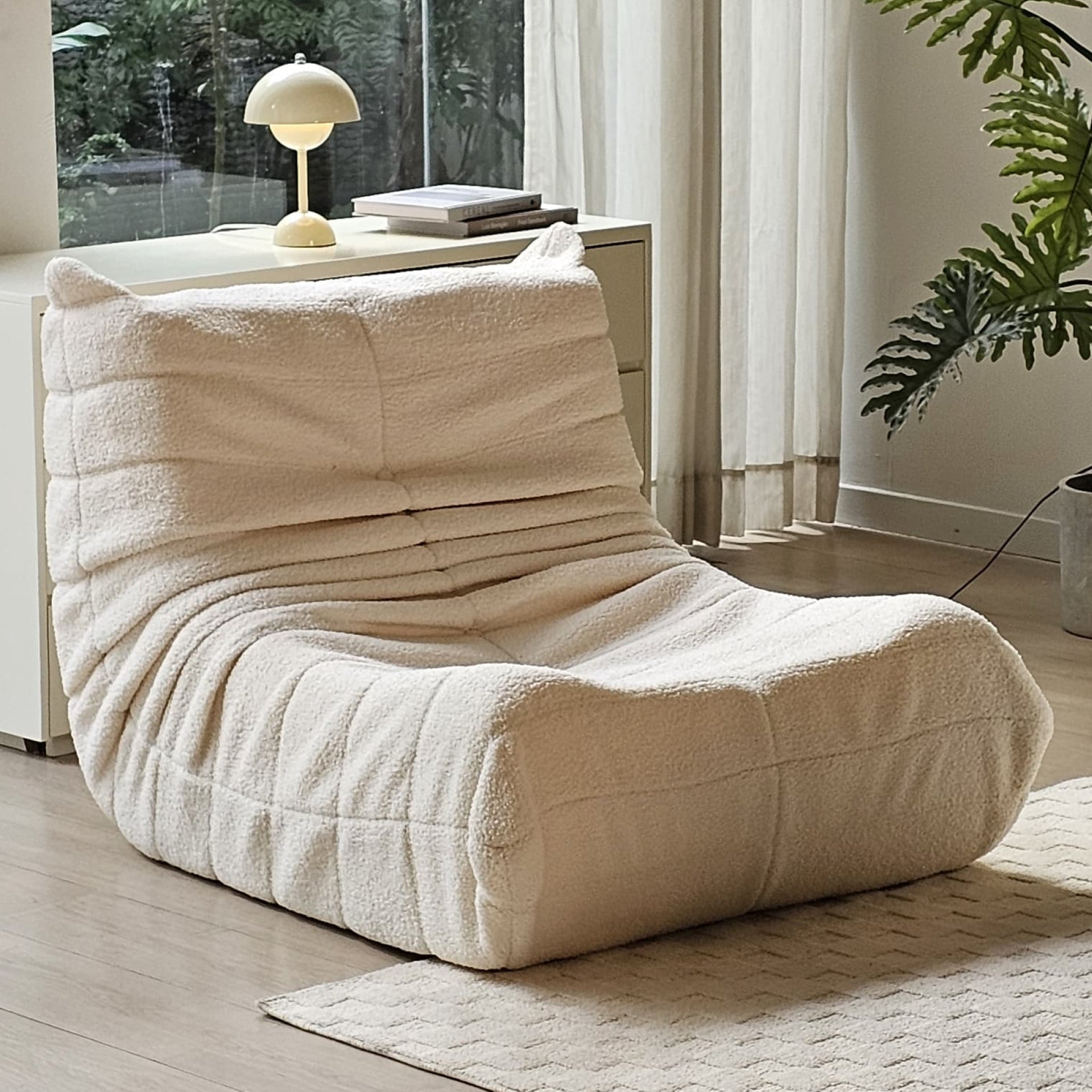 Poltrona Design 1973 Linho 2 unidades Sofa na caixa
