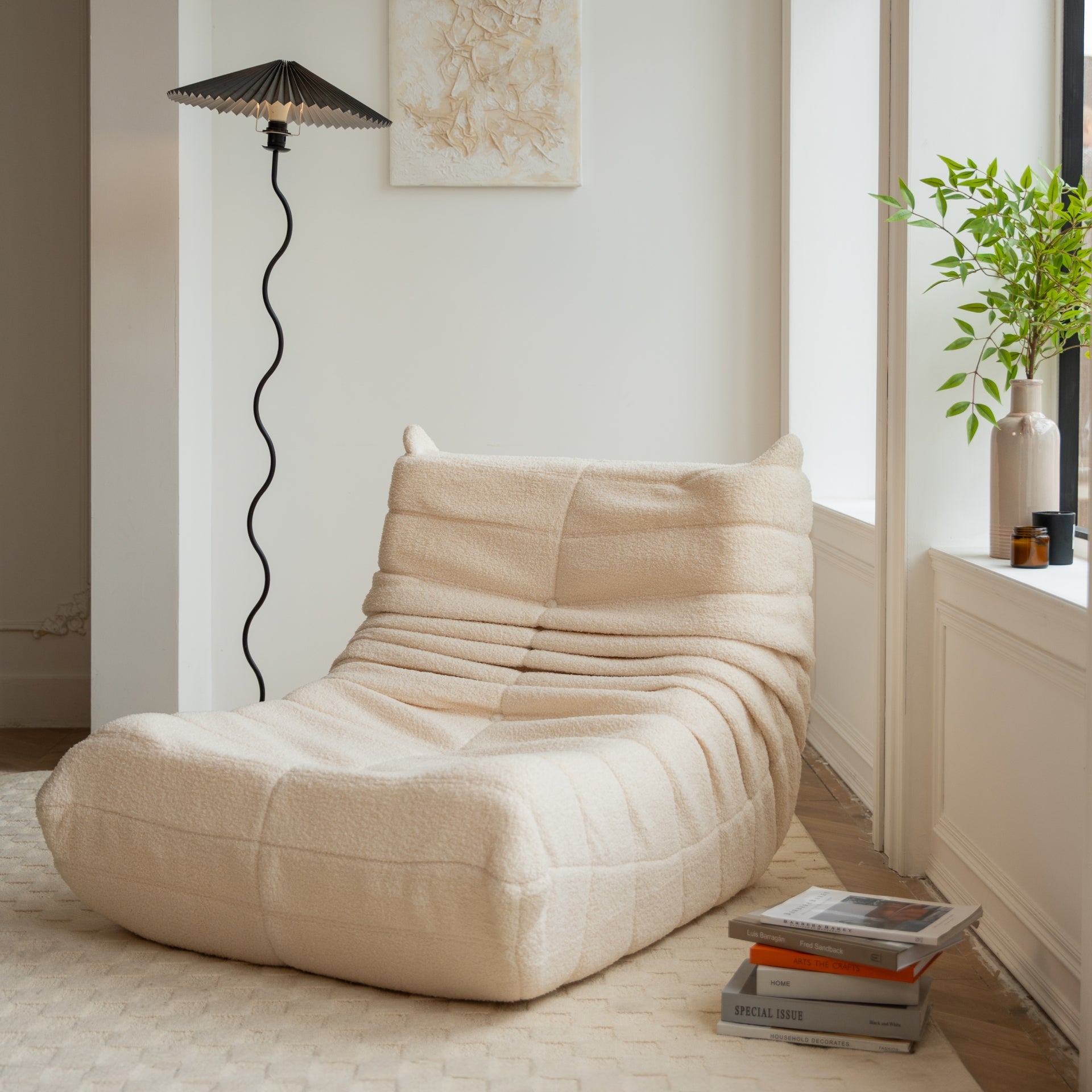 Poltrona Design 1973 Laranja 2 unidades Sofa na Caixa