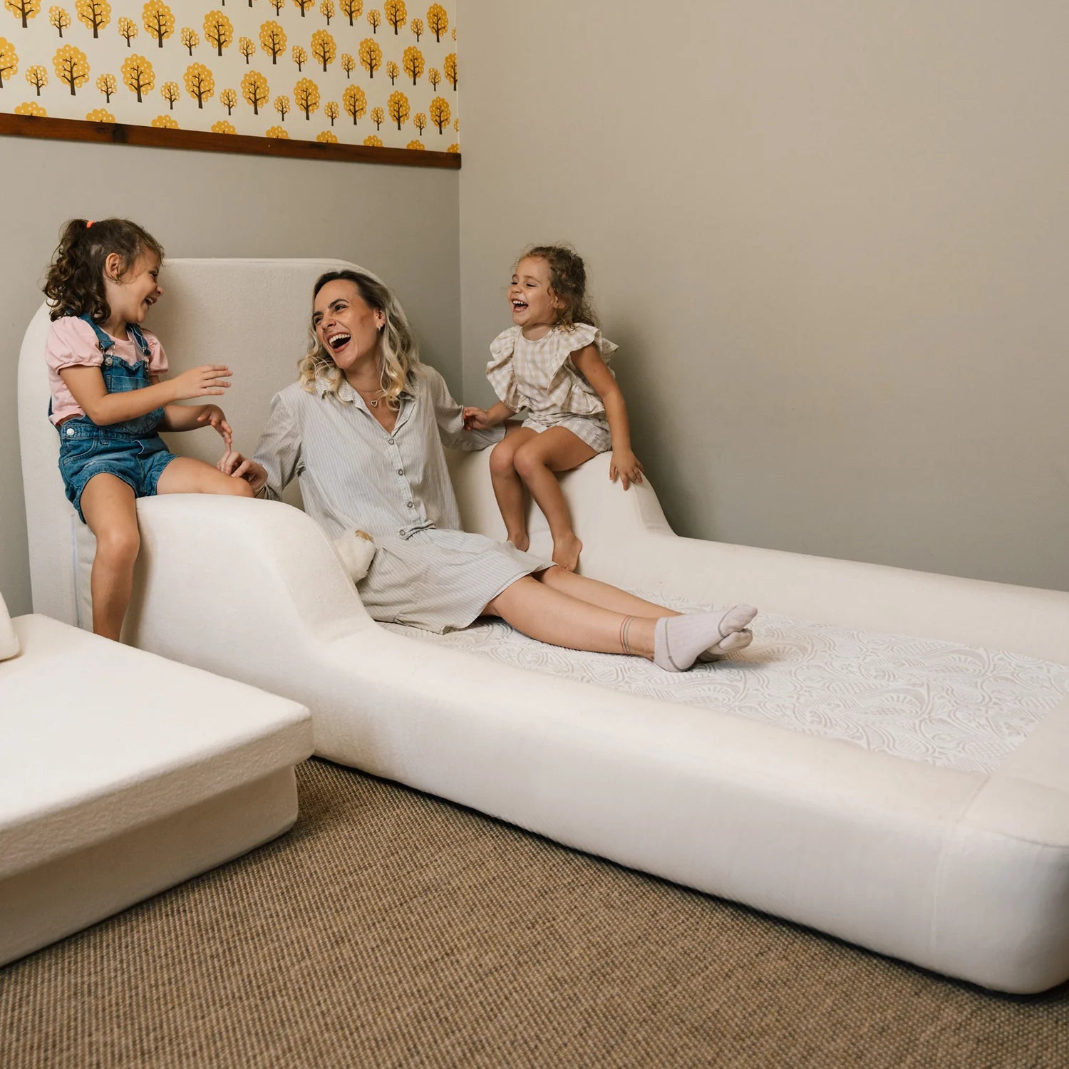 Cama Montessoriana Solteiro - Linho