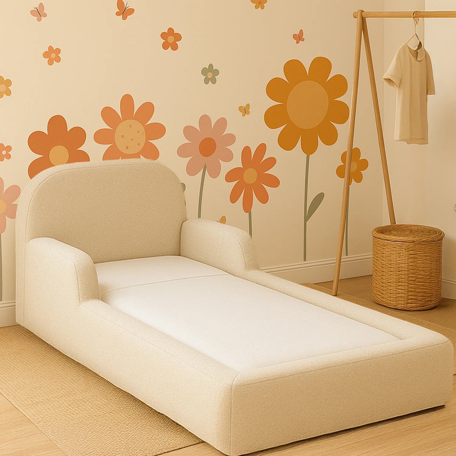 Cama Montessoriana Solteiro - Linho