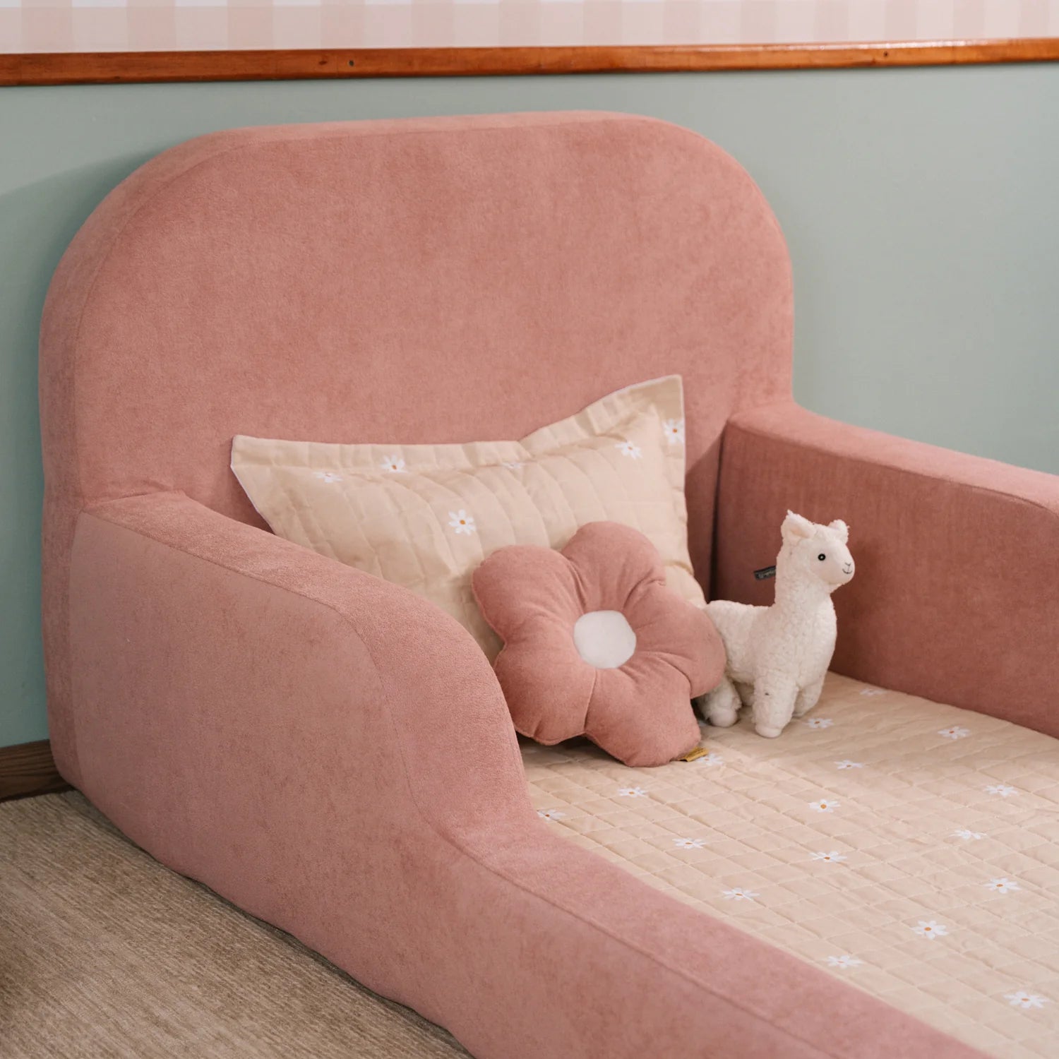 Cama Montessoriana Solteiro - Rosa