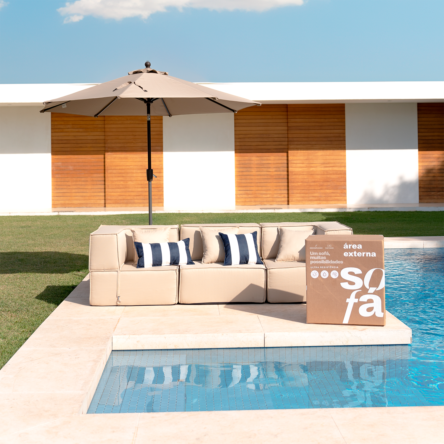 Lounge Zimma com 3 Módulos