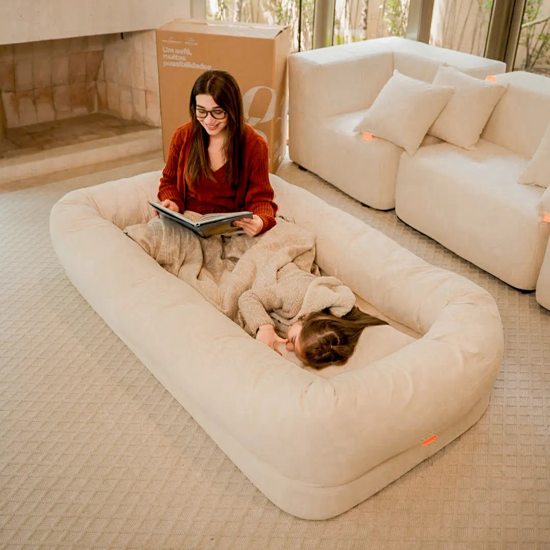 Puff Cama Pet Humana - Sofá na Caixa