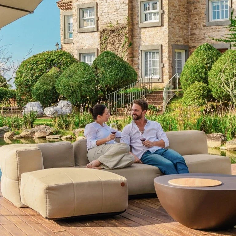 Kit 4 Puffs Puzz Modular + Champanheira + Ombrelone