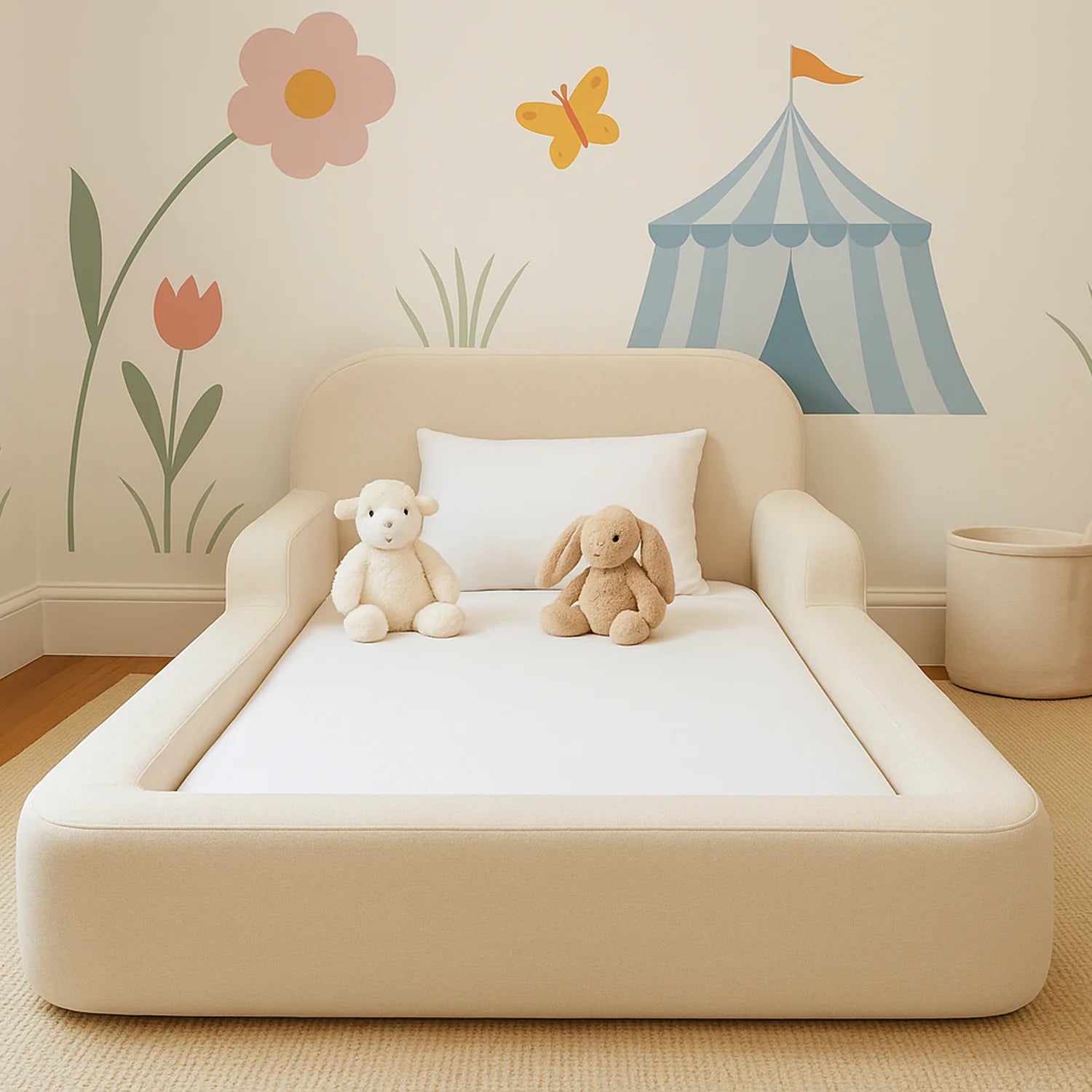 Cama Montessoriana Solteiro - Cinza