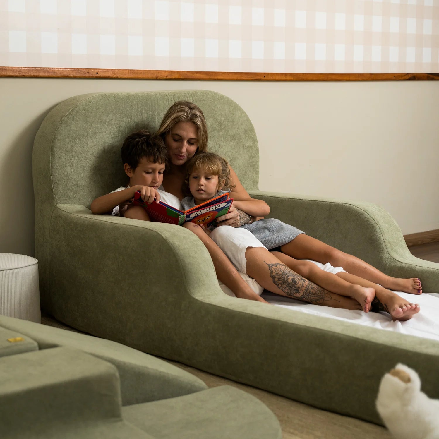 Cama Montessoriana Solteiro - Cinza