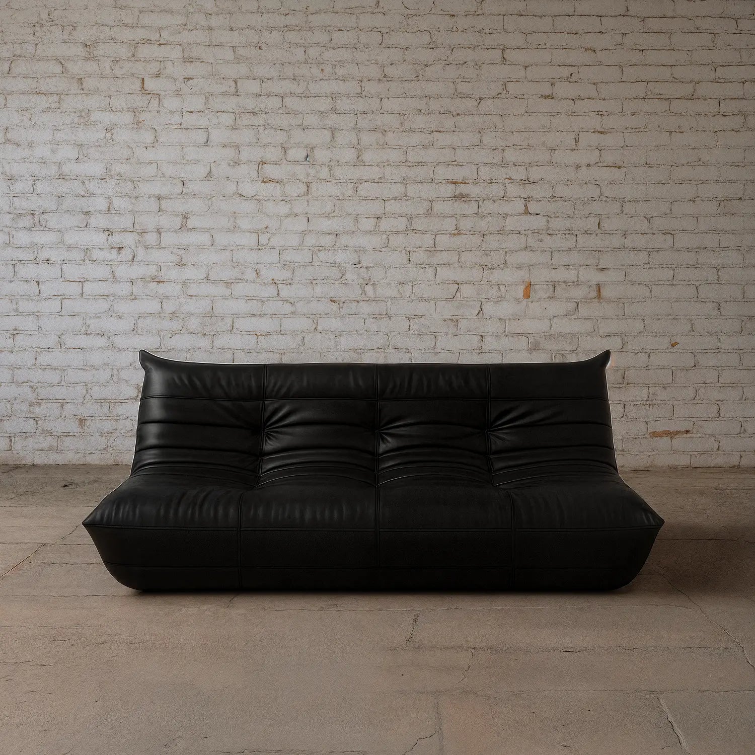 Sofá Cozy - Corino Preto