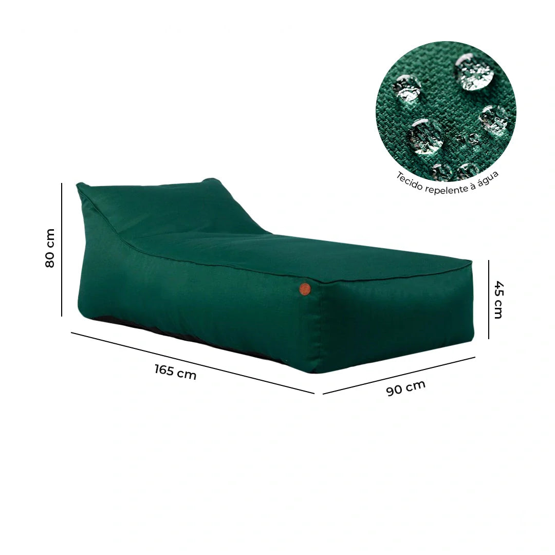 Espreguiçadeira Uni, Puff de Jardim