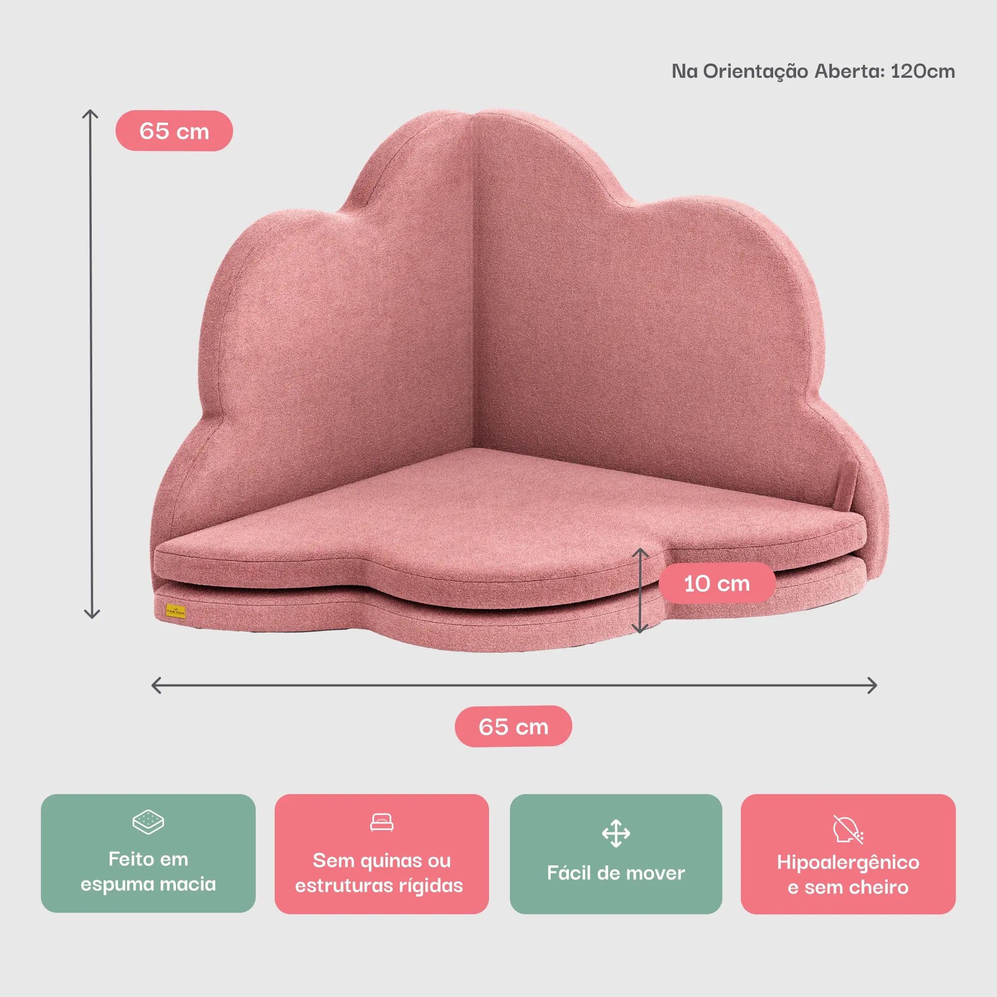 FlowerPad Tatame - Rosa | Little Duck