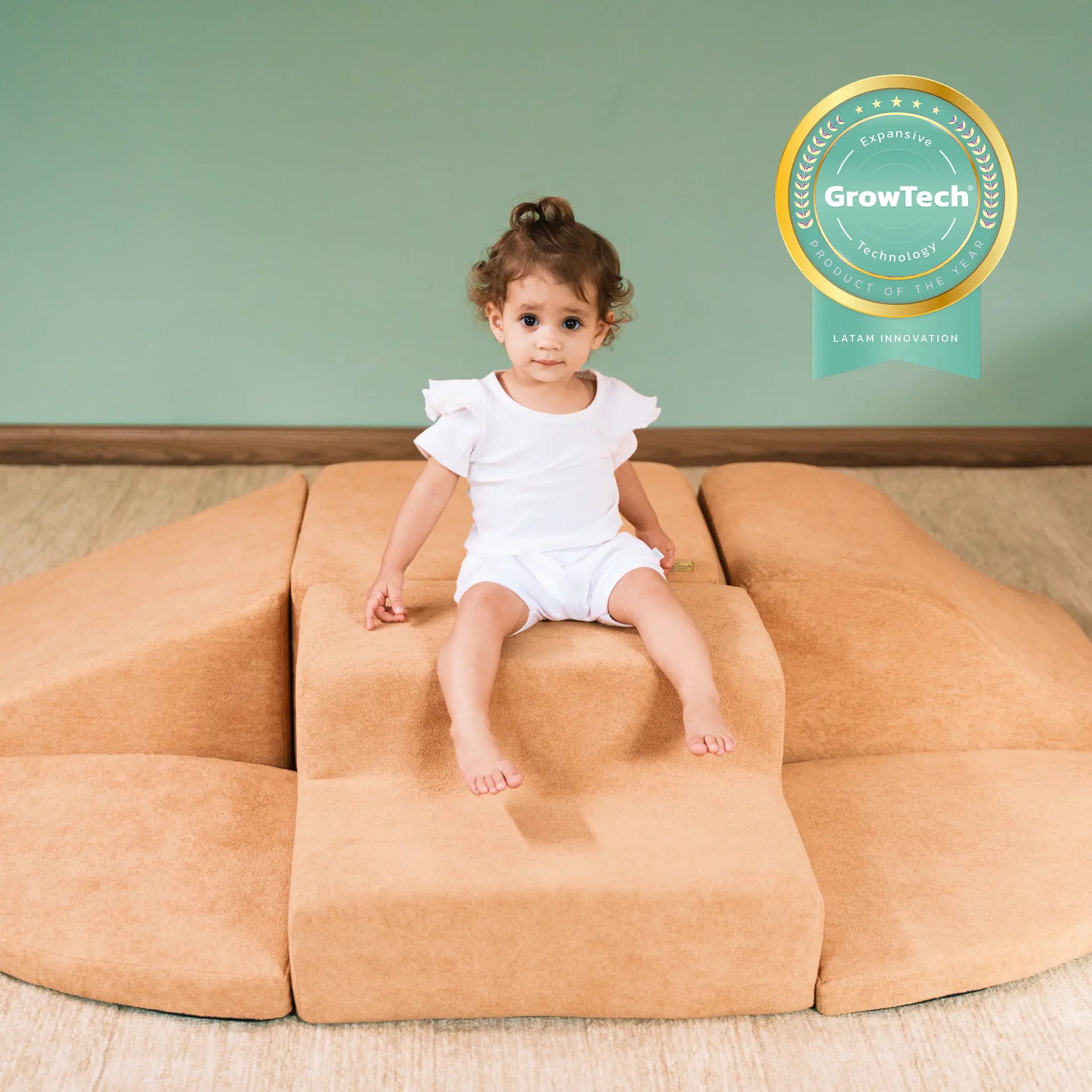 Play Baby 4 Módulos - Linho | Little Duck